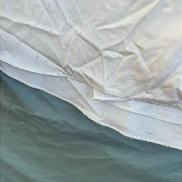 NWT MAC DUGGAL Embellished drop shoulder column gown, Ivory Sz 2 Beaded Sequins - Picture 6 of 12